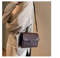 Women's Small Flap Crossbody Shoulder Bags Solid Totes