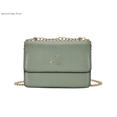 Small Flap Messenger Bag Ladies Pu Leather Crossbody Bags Square Handbags