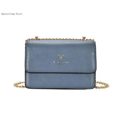 Small Flap Messenger Bag Ladies Pu Leather Crossbody Bags Square Handbags