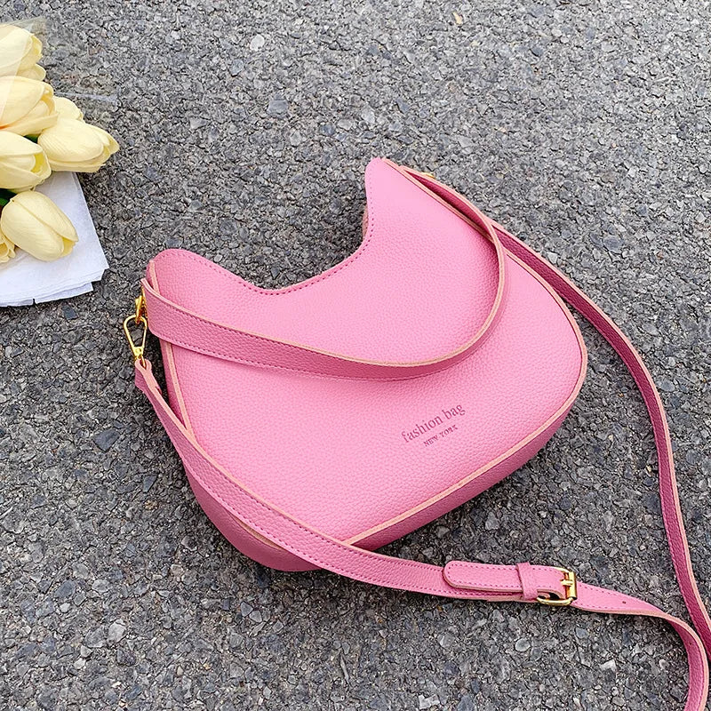 Small Flap Shoulder Bags for Women Crossbody Solid Color Casual Handbags