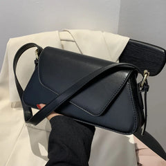 Small Flap Shoulder Bags for Women Pu Leather Crossbody Bag