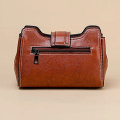 Vintage Solid Flap Shoulder Bag Women Crossbody Bolso Mujer