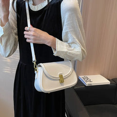 Small Flip Crossbody Bag for Women - Spring Trends Leather Shoulder Bag