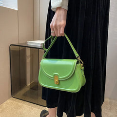 Small Flip Crossbody Bag for Women - Spring Trends Leather Shoulder Bag