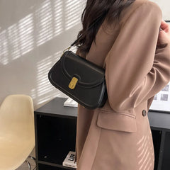 Small Flip Crossbody Bag for Women - Spring Trends Leather Shoulder Bag