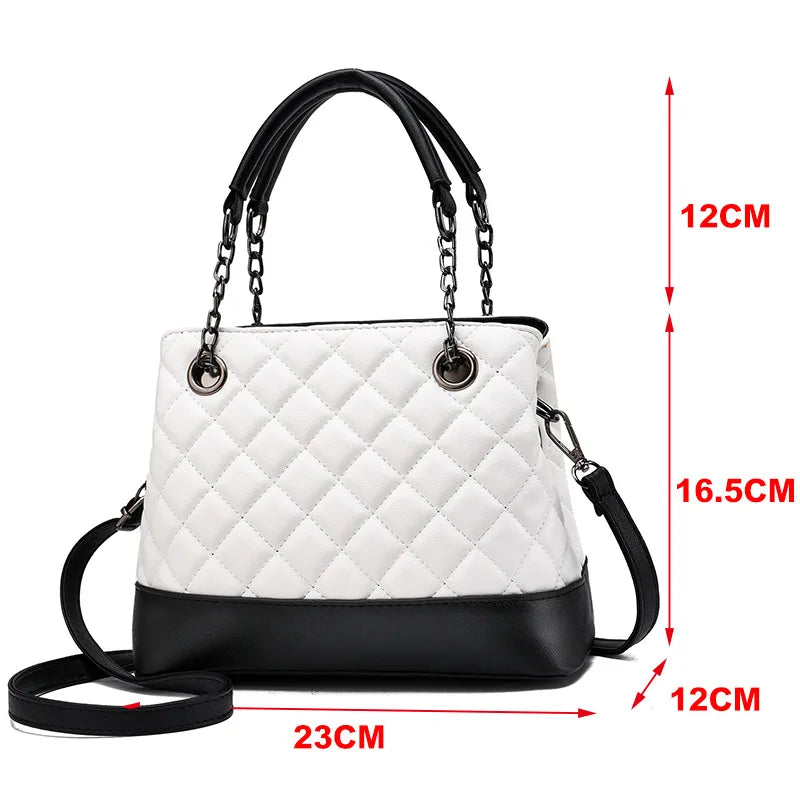 Small Fragrance Style Diamond Chain Bag Women's Summer Messenger Bucket Bag