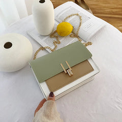 Small Fresh Female Shoulder Bag Chain Belt Y-Lock Diagonal Shoulder Bag