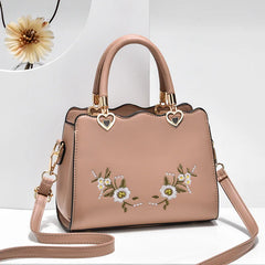 Embroidered Small Square Bag Women Handbag Casual One-shoulder Bags