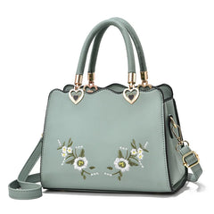 Embroidered Small Square Bag Women Handbag Casual One-shoulder Bags