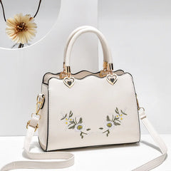 Embroidered Small Square Bag Women Handbag Casual One-shoulder Bags