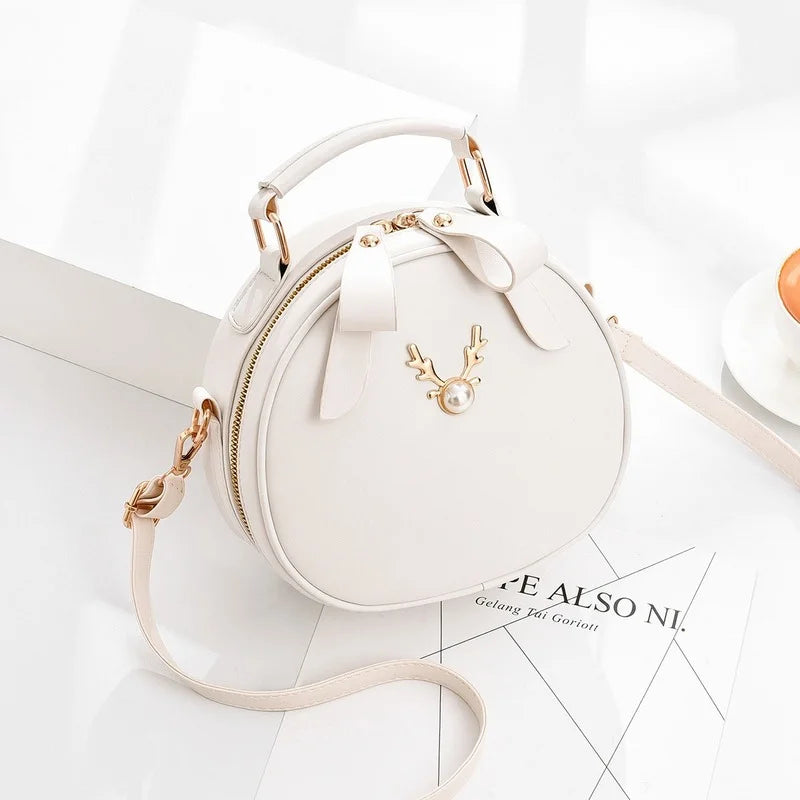 Small Round Bag Women Autumn Ins Net Red Messenger Small Fresh Shou