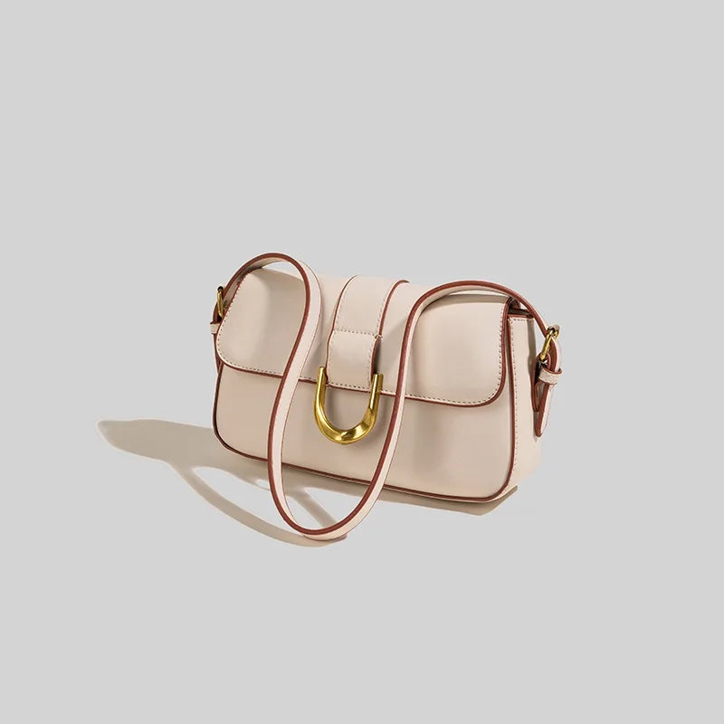 Green Leather Crossbody Bag for Women