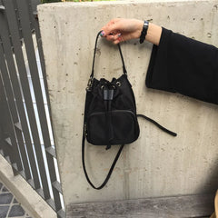Canvas Tassel Shoulder Bag for Women Crossbody Tote Phone Pouch