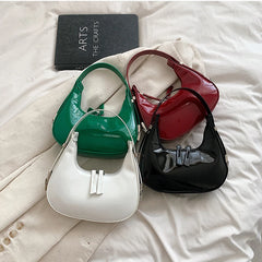 Leather Underarm Bag for Women Totes Shoulder Bag Lady Handbags