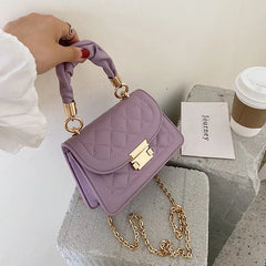 Small Leather Shoulder Bag Lady Crossbody Messenger Clutches Bolsa