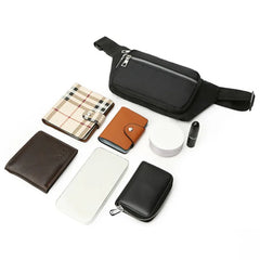 Men Women Waist Bag Travel Chest Bag Female Zipper Crossbody Pack