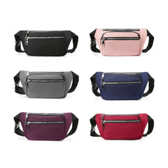 Men Women Waist Bag Travel Chest Bag Female Zipper Crossbody Pack