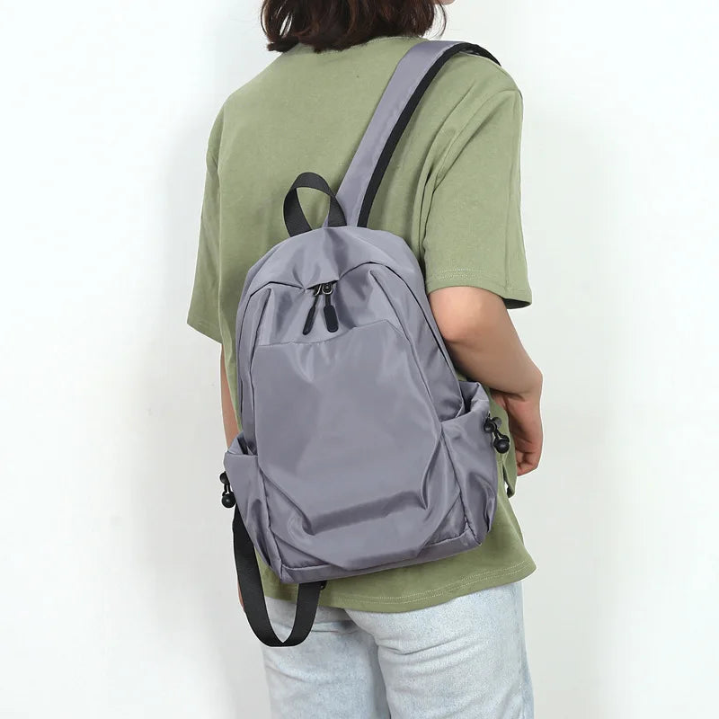 Small Waterproof Men's Backpack Nylon Mini Light School Bag Women Shoulder