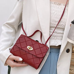Small Women's Messenger Bag Shoulder Crossbody Handbag Square Bag