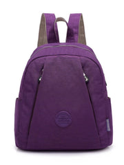 Small Women Backpack Female Nylon School Bag Mini Travel Shoulder Bag