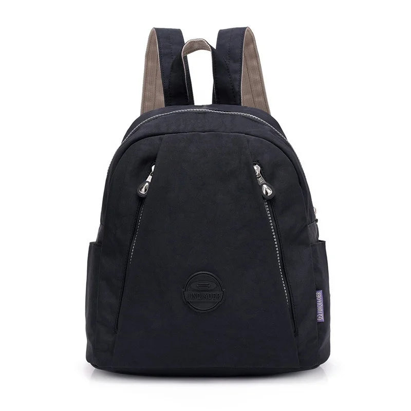 Small Women Backpack Female Nylon School Bag Mini Travel Shoulder Bag