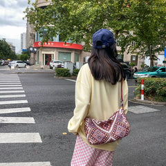 Nylon Shoulder Bag Crossbody for Girls Women Messenger School Bags