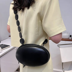 Small Oval Women's Crossbody Bag Single Shoulder Messenger Bag