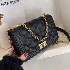 PU Leather Crossbody Bags for Women Chain Shoulder Purses