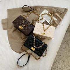 PU Leather Crossbody Bags for Women Chain Shoulder Purses
