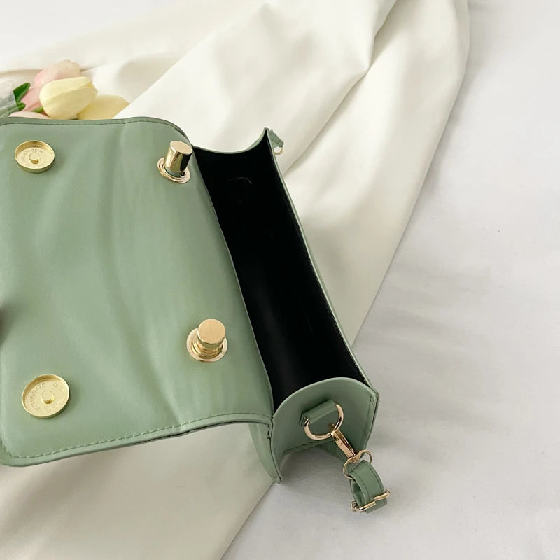 Women's PU Leather Crossbody Bag Shoulder Handbag Female Tote Bag