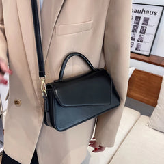 Women's PU Leather Crossbody Sling Bag Short Handle Shoulder Handbag