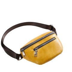 Women's Soft PU Leather Waist Pack for Shopping and Dating