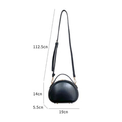 Small Texture Women Shoulder Crossbody Solid Saddle Bag High Ladies Leisure Casu