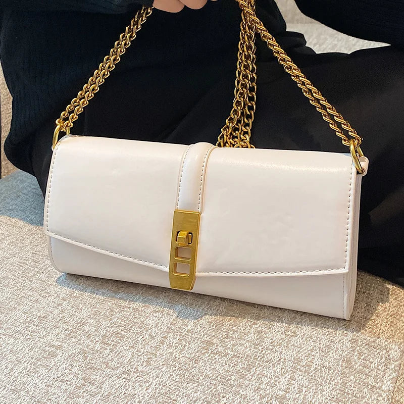 Pu Leather Shoulder Bags Women Chain Messenger Lady Flap Handbags Crossbody Bags