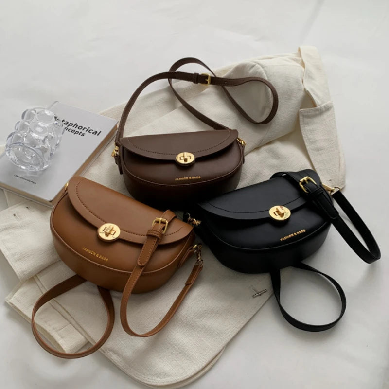 Small Pu Leather Shoulder Crossbody Bag Women Female Messenger Bags