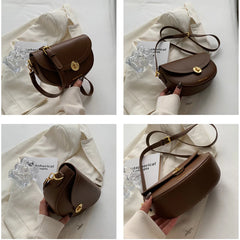 Small Pu Leather Shoulder Crossbody Bag Women Female Messenger Bags