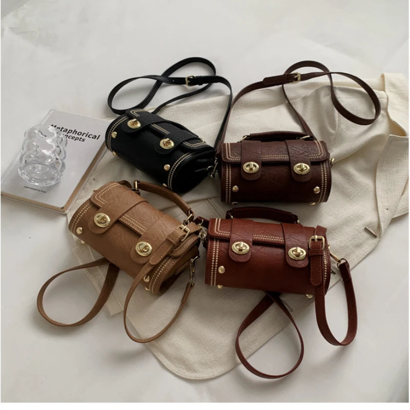 Small Pu Leather Shoulder Crossbody Bags for Women Tote Bag