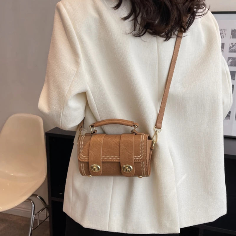 Small Pu Leather Shoulder Crossbody Bags for Women Tote Bag