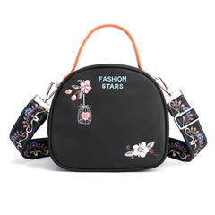 Small Round Shoulder Bag Teen Girls Mini Crossbody Handbag Lady Clutch