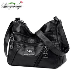 Soft Leather Crossbody Bags for Women Female Shoulder Bags Tote Bag