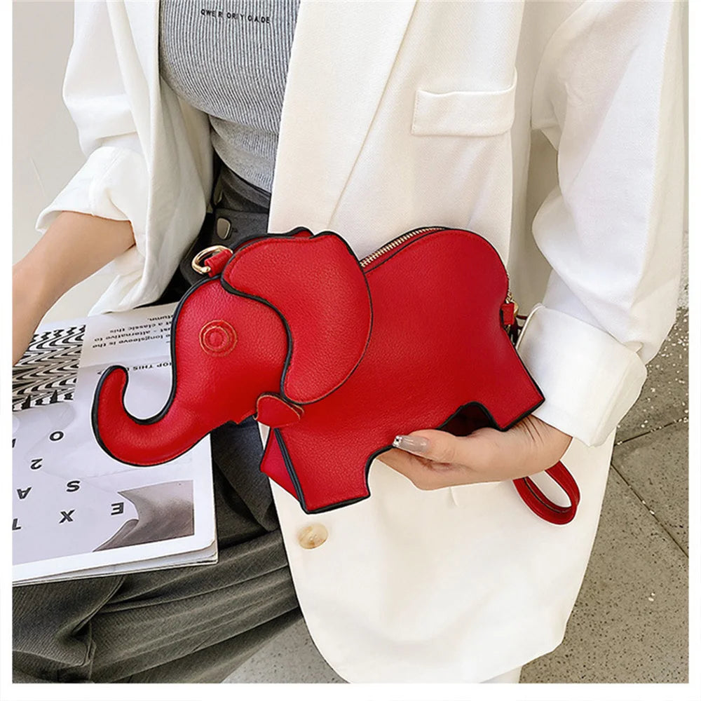 Novelty Elephant Shoulder Crossbody Bags Women Bag