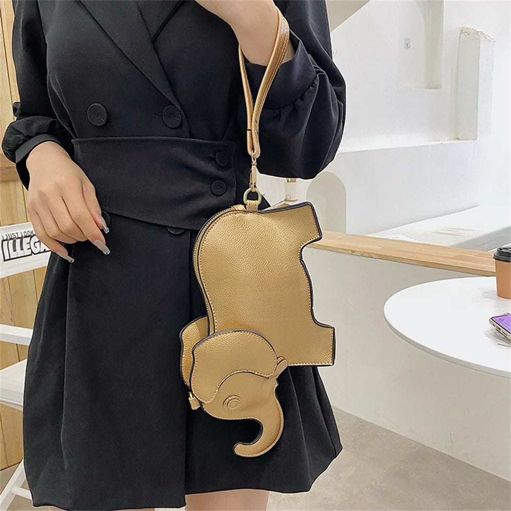 Novelty Elephant Shoulder Crossbody Bags Women Bag