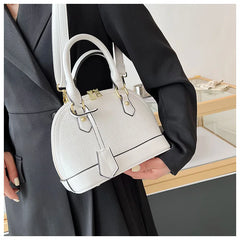 Retro Casual Shell Bag Women Totes Shoulder Bags Female Leather Crocodile Chain