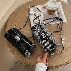 Rhinestones Evening Party Clutch Wedding Purses Handbag Women Shoulder Bag