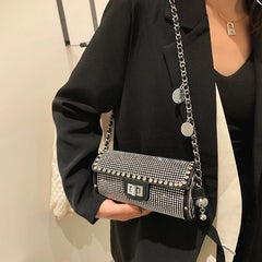 Rhinestones Evening Party Clutch Wedding Purses Handbag Women Shoulder Bag