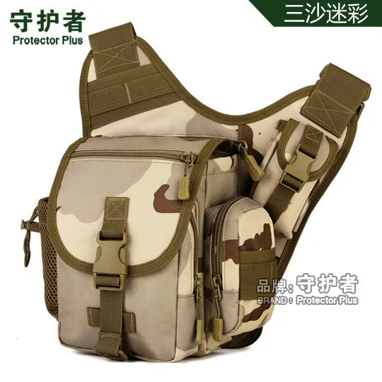 Military Biking Messenger Bag Camouflage Army Green A2676