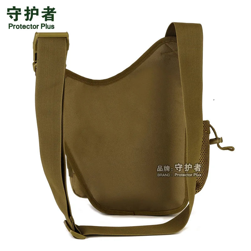 Military Biking Messenger Bag Camouflage Army Green A2676