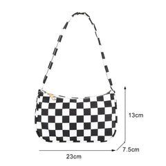 Retro Leopard Print Tote Nylon Shoulder Bag