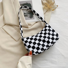 Retro Leopard Print Tote Nylon Shoulder Bag