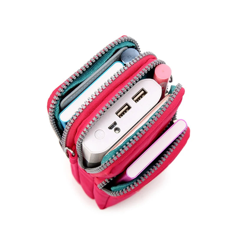 Small Nylon Shoulder Bag for Women